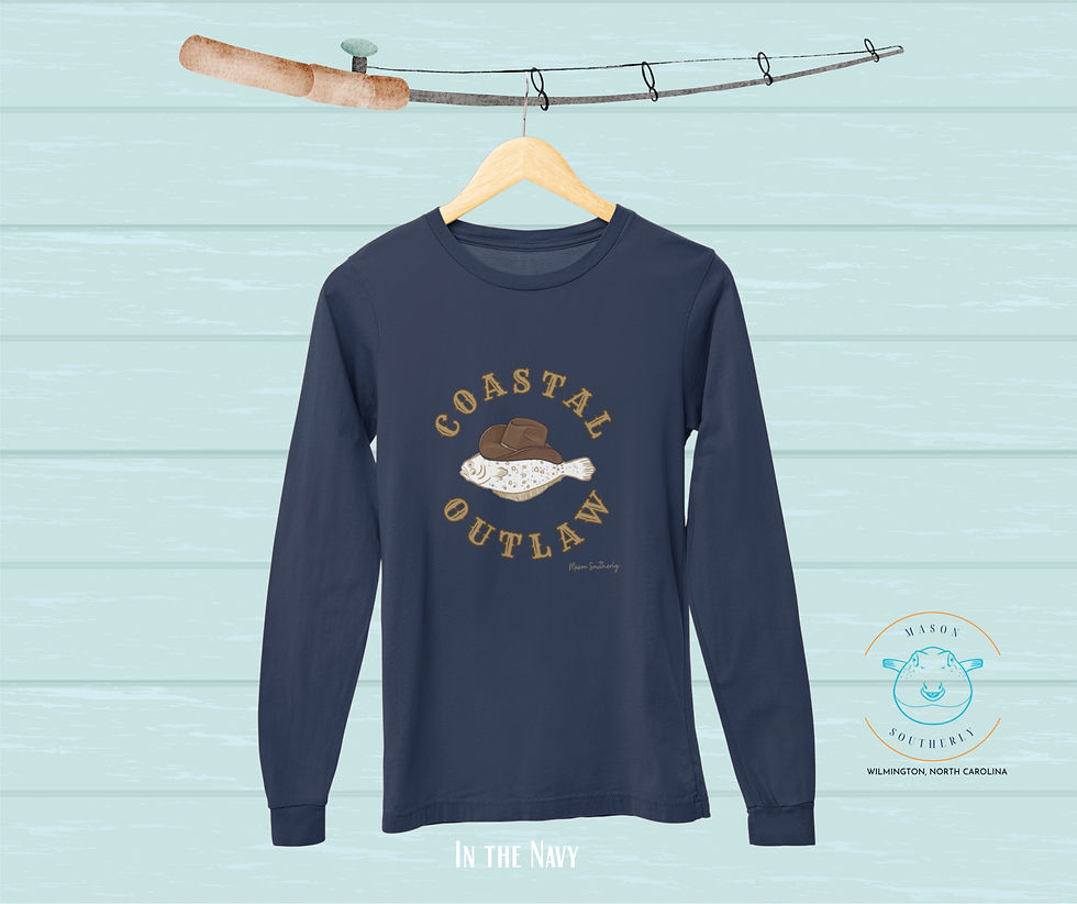 Thumbnail: Coastal Outlaw Long Sleeve Tee