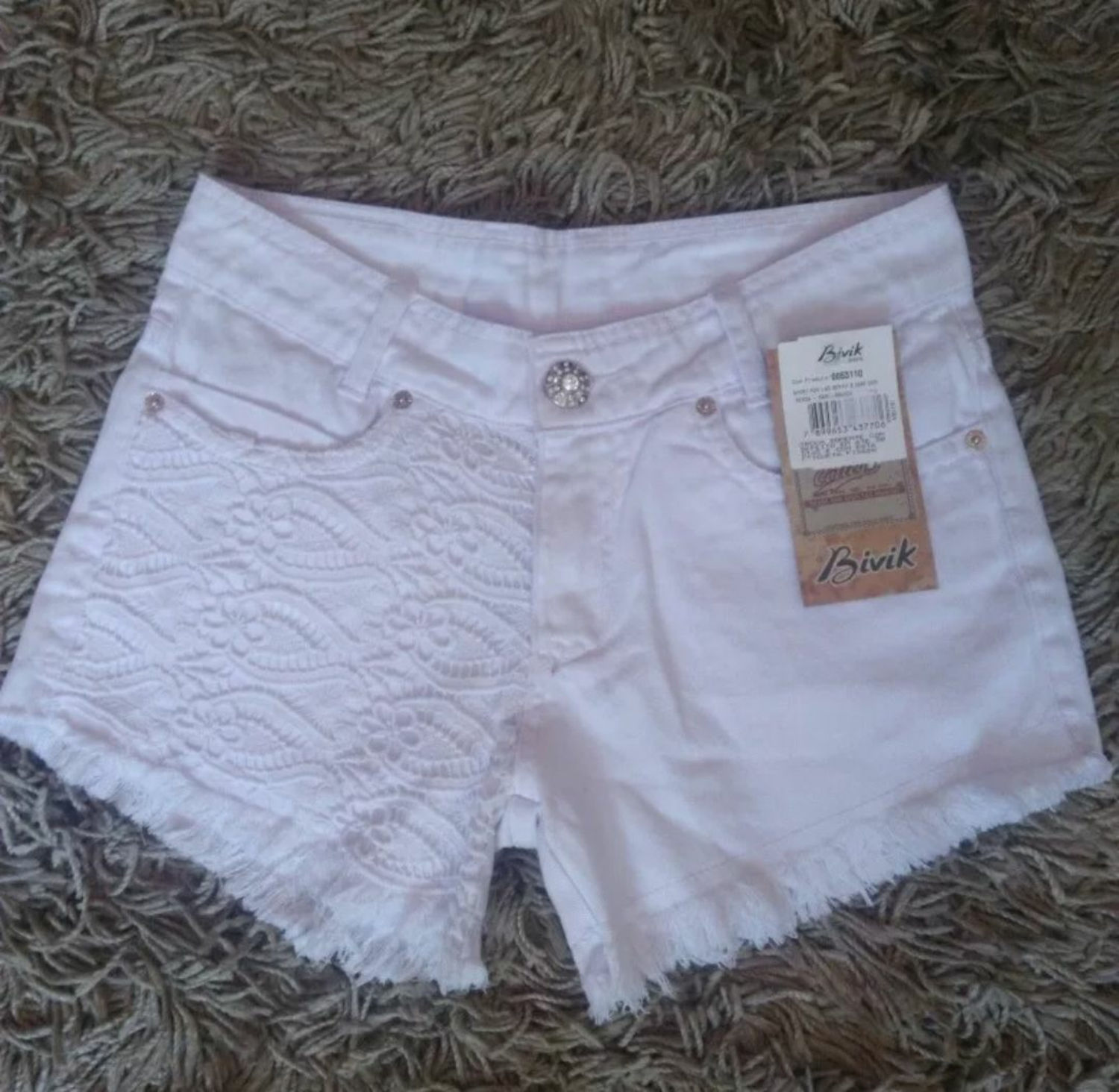 Shorts Feminino Rosa Bivik