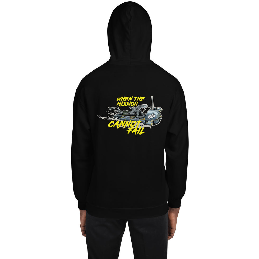 Miniature : Bruce Riding The Hammerhead / Unisex Hoodie