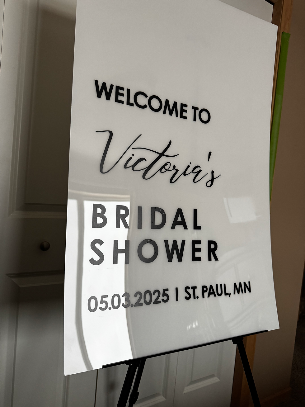 Custom Welcome Bridal Shower Sign