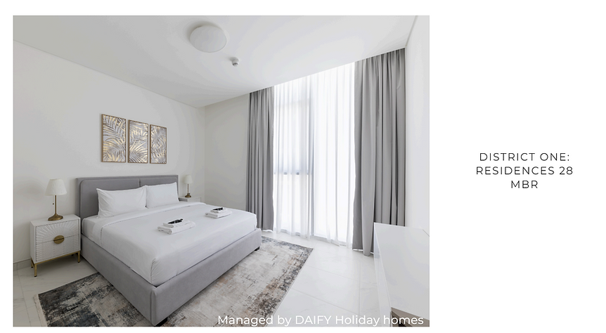 Dubai District One Furnished Holiday Home Apartment