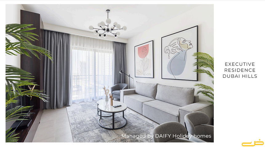 Dubai Hills Furnished Holiday Home Apartment