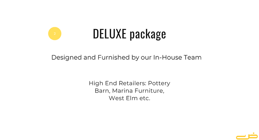 Deluxe Furnishing Package