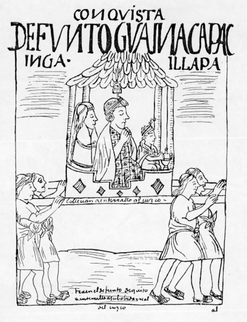 Una crónica en dibujos de Guamán Poma de Ayala dirigida al Rey Felipe III de España