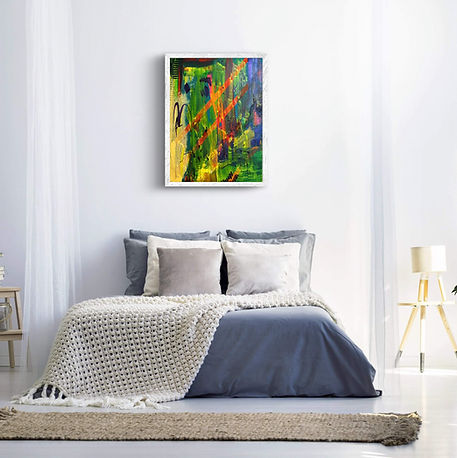 Acrylbild „Grüner Dschungel“ verschönert Ihr Schlafzimmer. Jetzt kaufen auf art-und-weise.shop