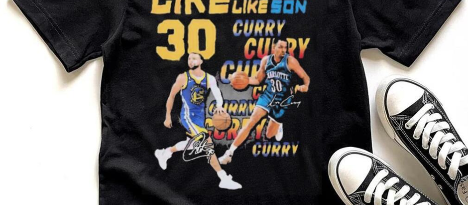 Like Father Like Son 30 Curry T Shirt