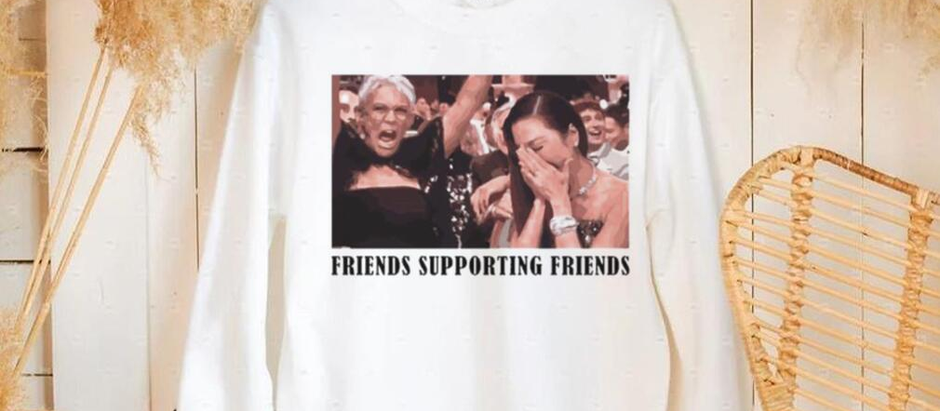 Jamie Lee Curtis Michelle Yeoh Friends Supporting Friends Shirt