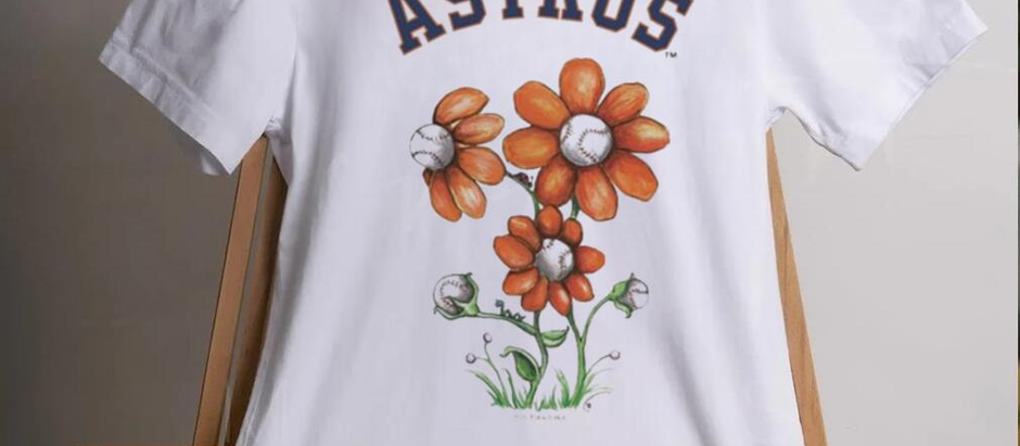Houston Astros Blooming Baseballs Shirt