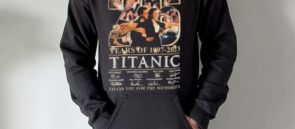 26 Years Of Titanic 1997 2023 Thank You For The Memories Signatures Shirt