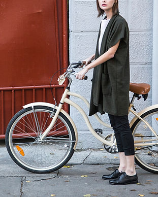Woman with Bicycle