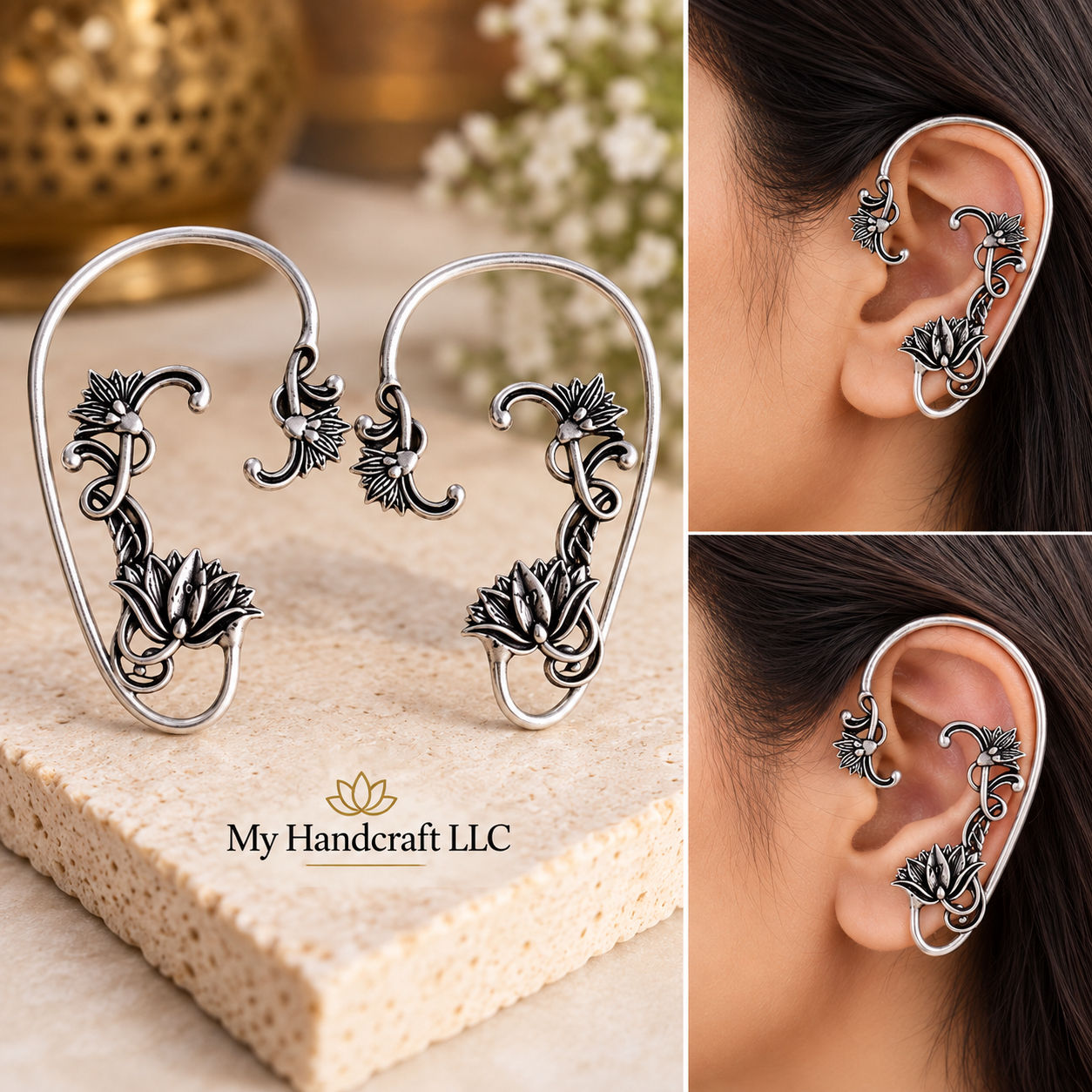 Ear Cuffs - Qiyaara Collection