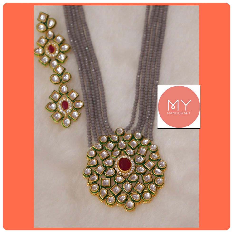 Thumbnail: Necklace Set - 🎨 Manjula, Beautiful Collection 💎 