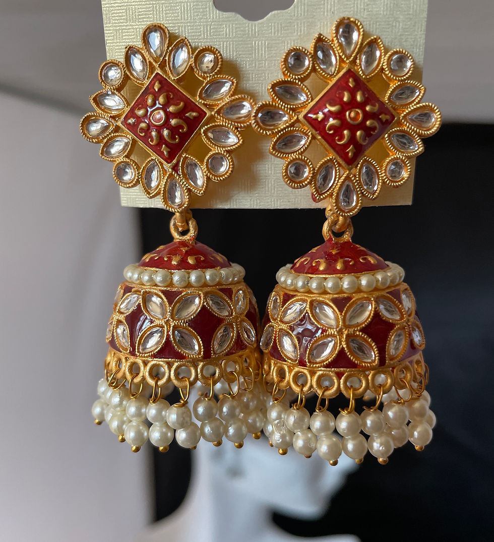 Thumbnail: Earrings - 🎨 Manjula Saanvi, Beautiful Collection 