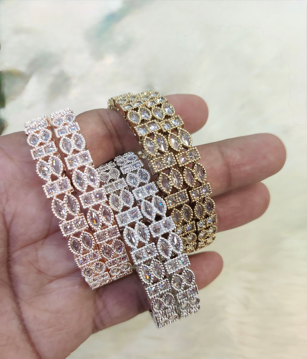 Thumbnail: Bangle - 🎨 Tanvi, Delicate Set of 2 Collection 💎
