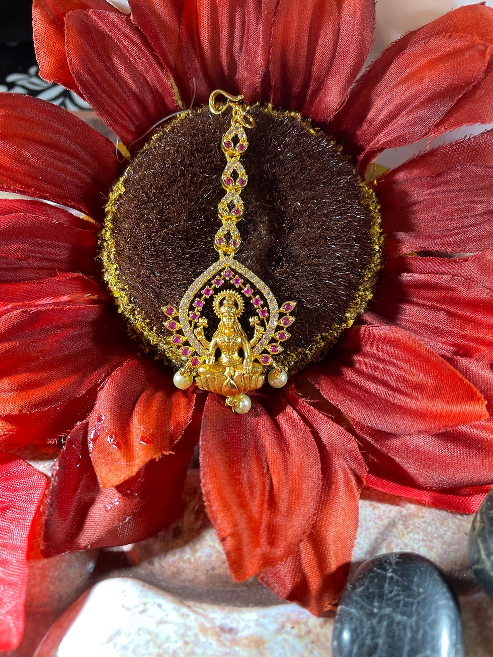 Thumbnail: Tikka - 🎨 Saanvi, Temple Jewelry Collection 💎