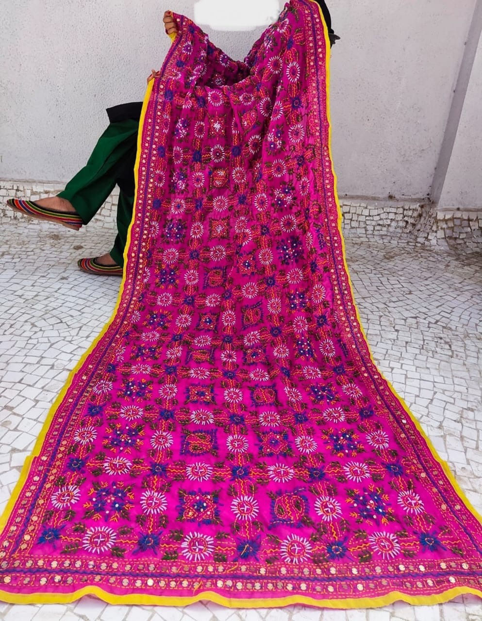 Dupatta - 🎨 Jalsa, Phulkari Celebration Collection 🛍️