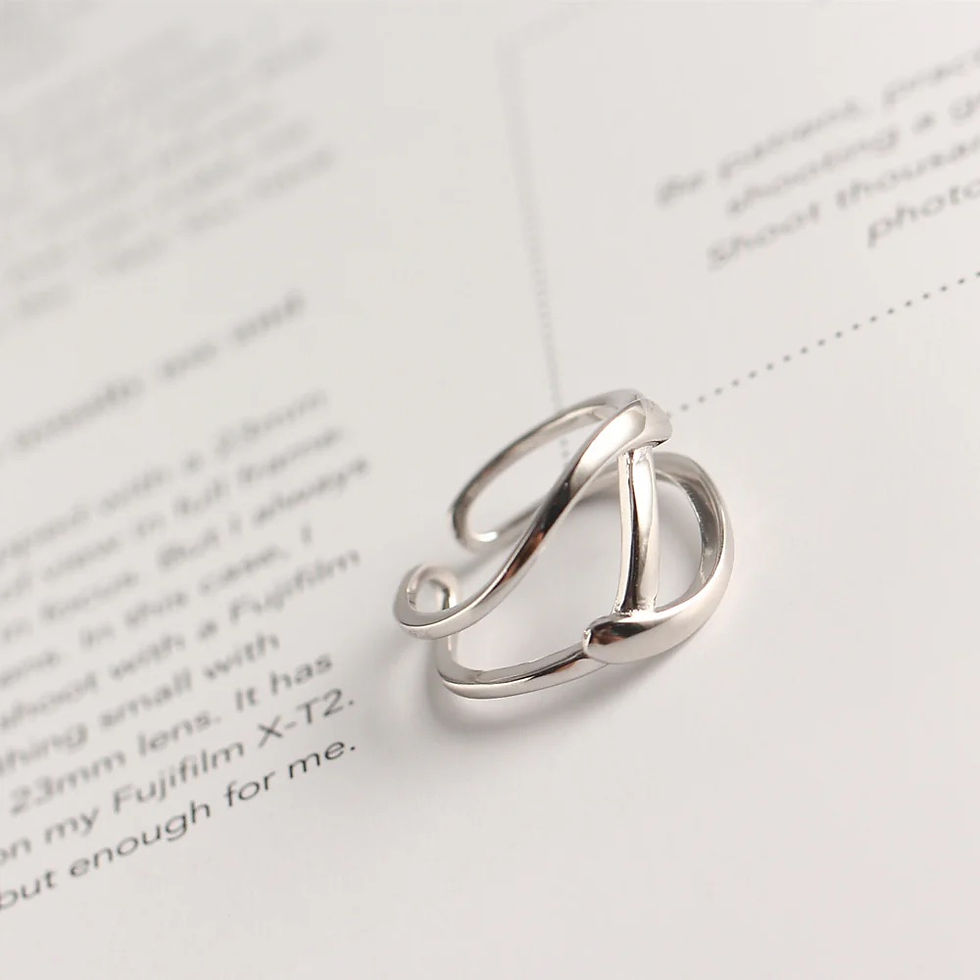 Thumbnail: Ring - Qiyara, Gorgeous 92.5 Sterling Silver Collection 