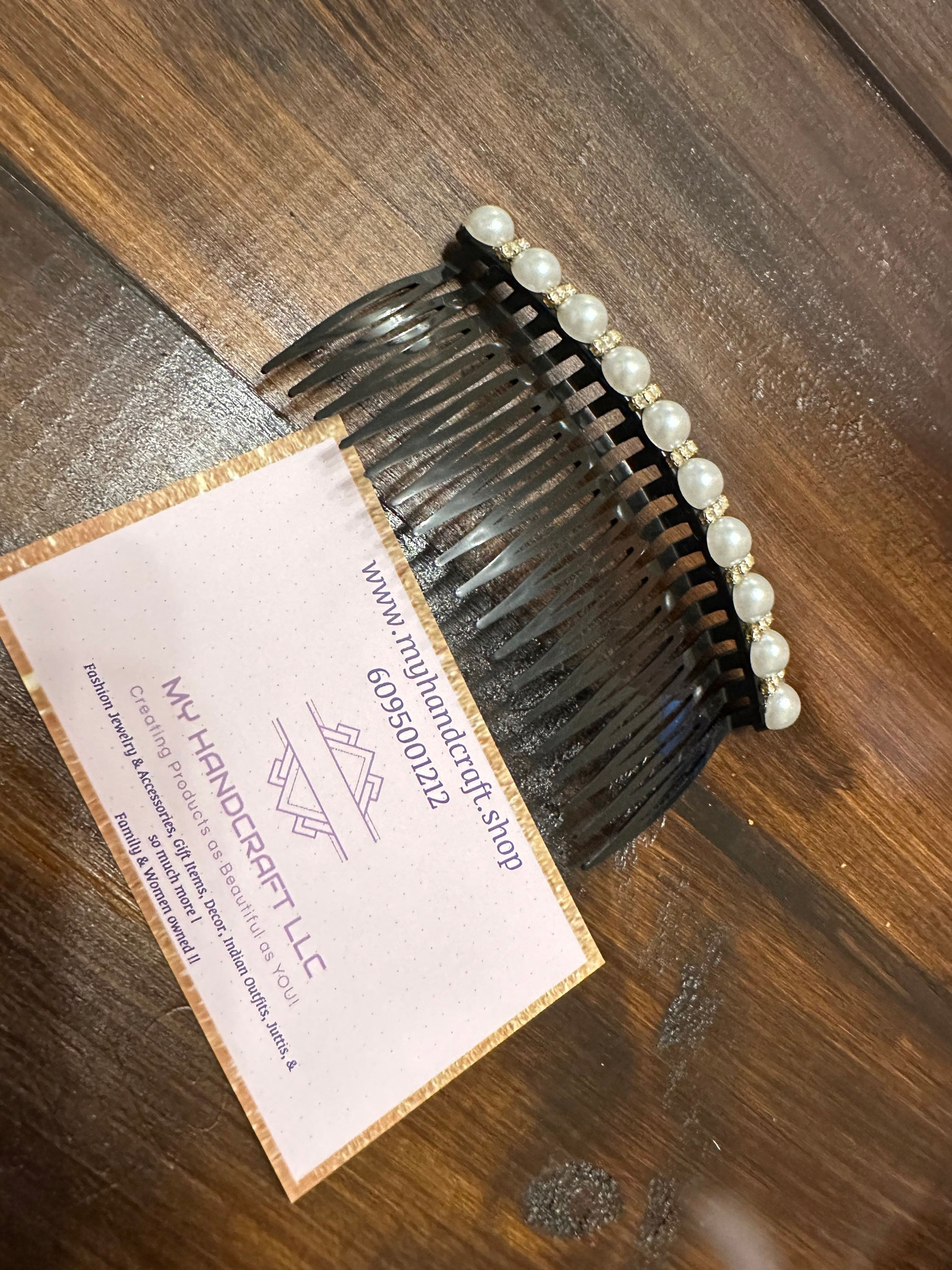 Juda Comb - Turvi, Princess golden Hair Accessory Collection 
