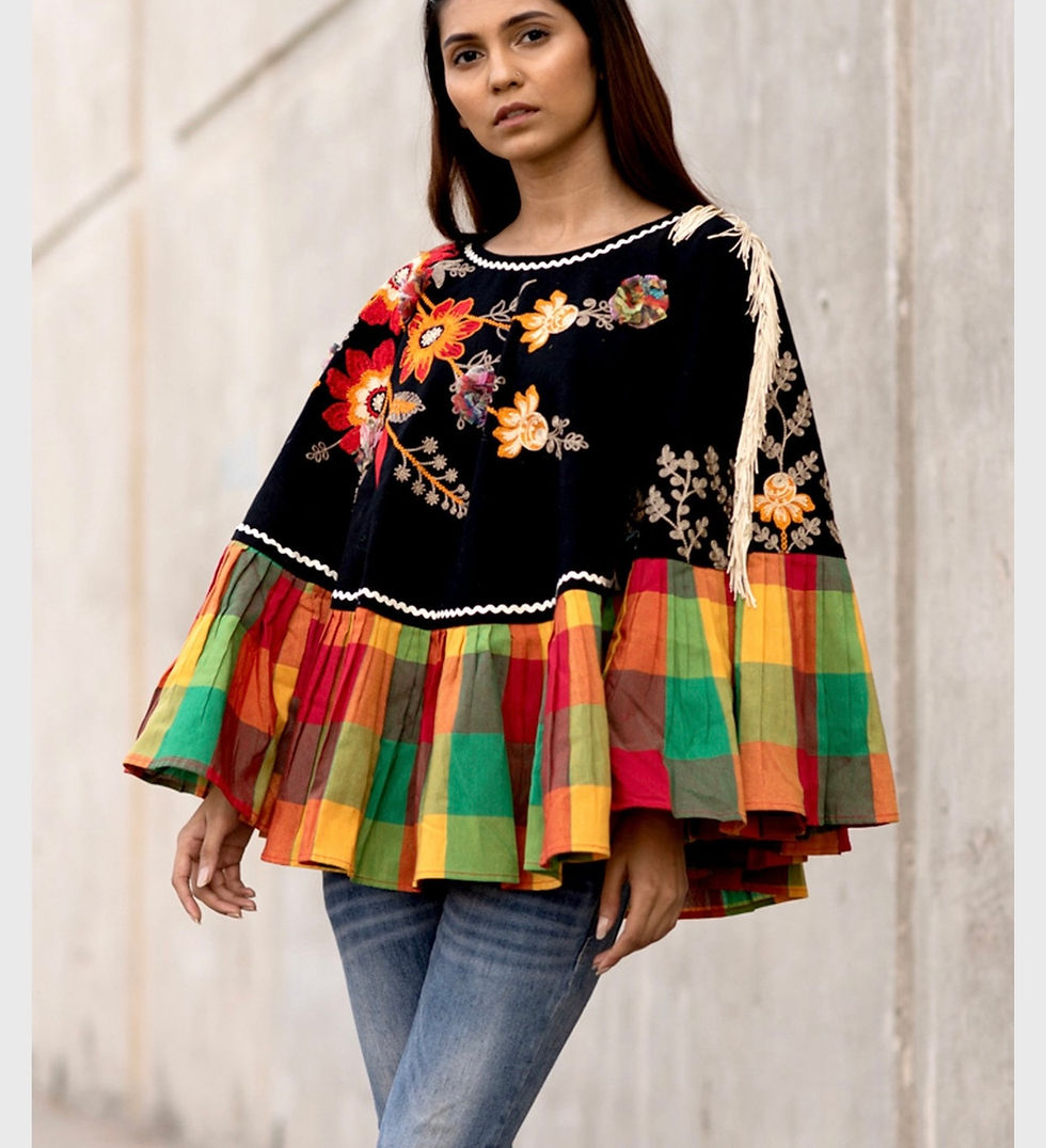 Thumbnail: Outfits - Dhola Rey Dhola, Poncho Celebration Collection 