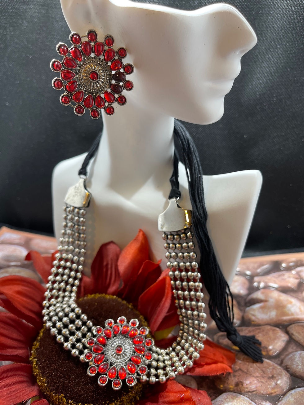 Thumbnail: Necklace Set - Qiyaara Collection