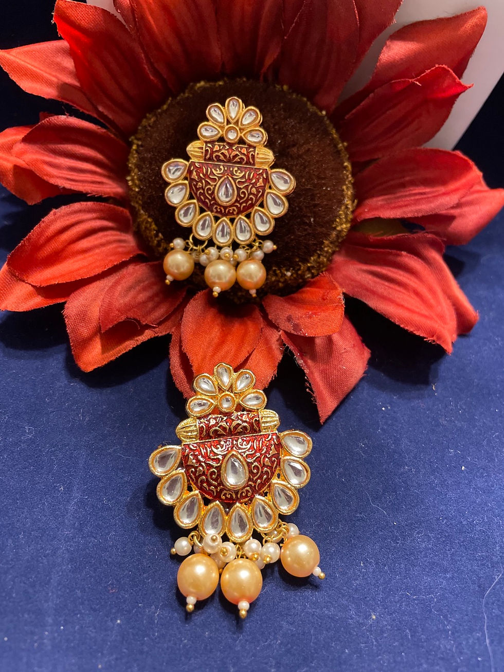 Thumbnail: Earrings - Manjula, Beautiful Collection 💎