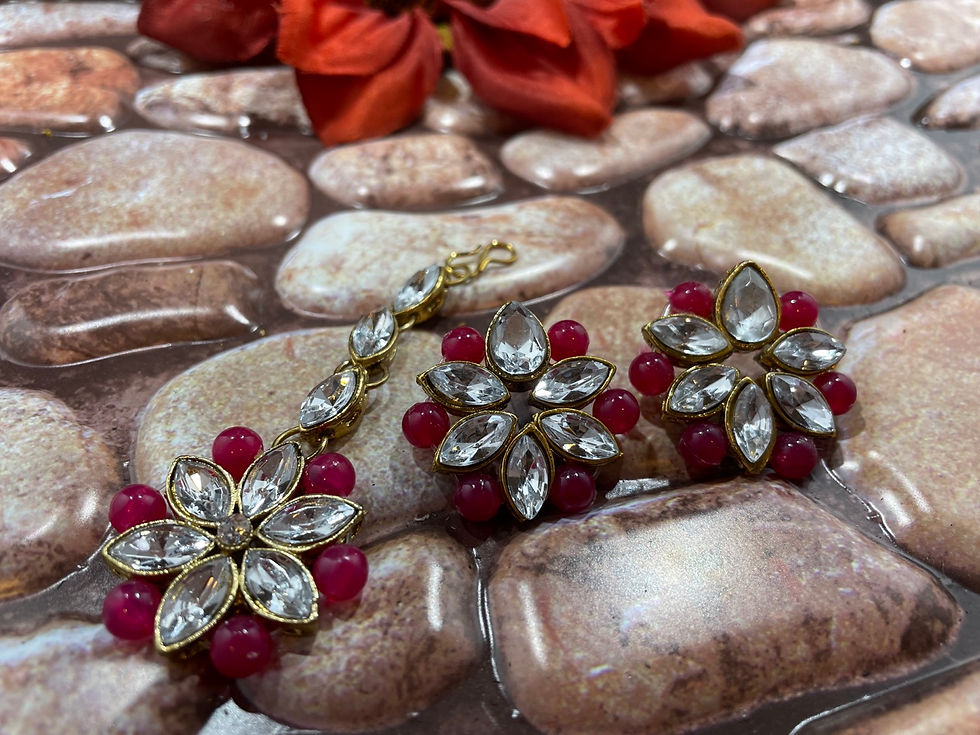 Thumbnail: Necklace Set - 🎨 Manjula, Beautiful Collection 💎