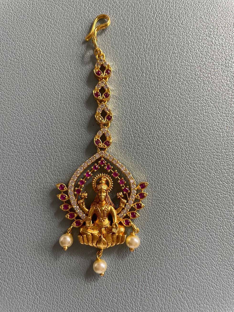 Thumbnail: Tikka - 🎨 Saanvi, Temple Jewelry Collection 💎