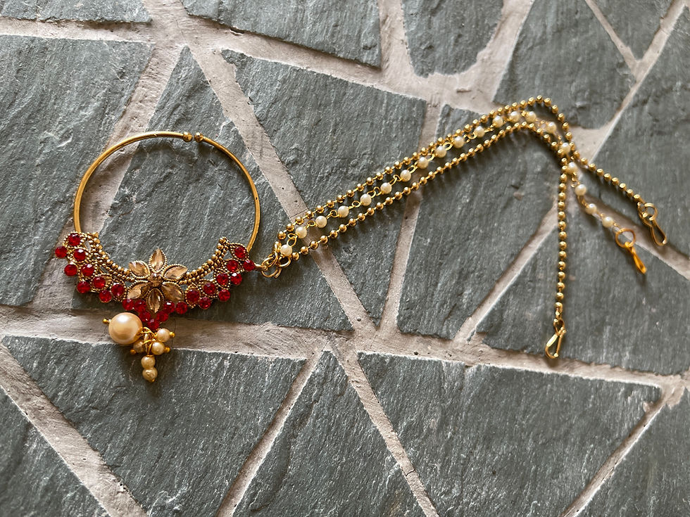 Thumbnail: Nath - Manjula Suman, Beautiful Flower Nose Ring Collection 💎