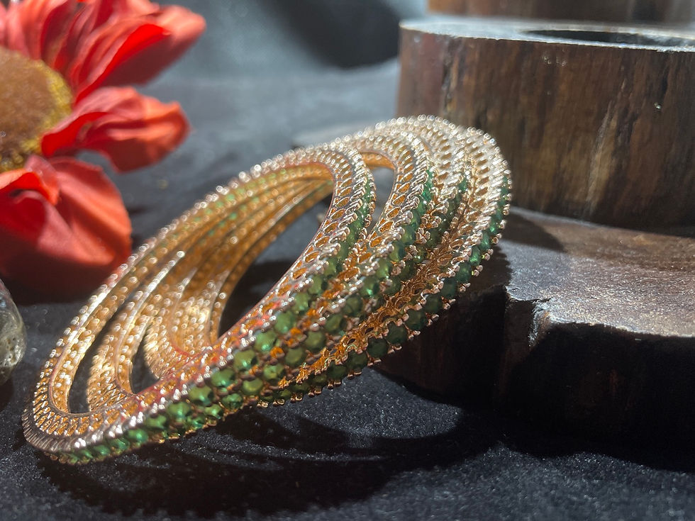 Thumbnail: Bangle - 🎨 Tanvi, Delicate Set of 2 Collection 💎