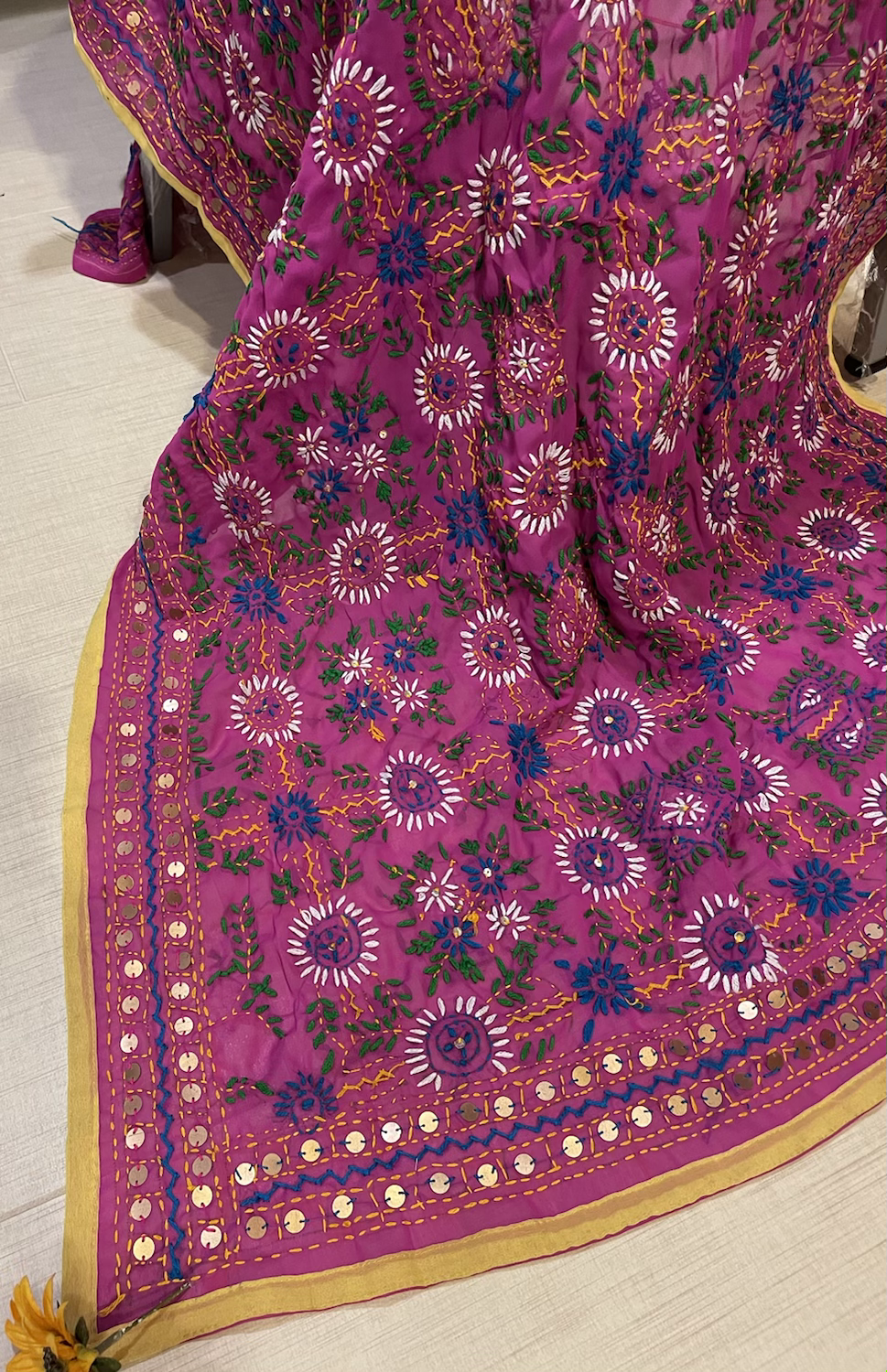 Thumbnail: Dupatta - 🎨 Jalsa, Phulkari Celebration Collection 🛍️