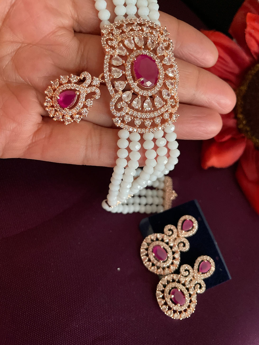 Thumbnail: Necklace Set - 🎨 Tanvi, Delicate Collection 💎