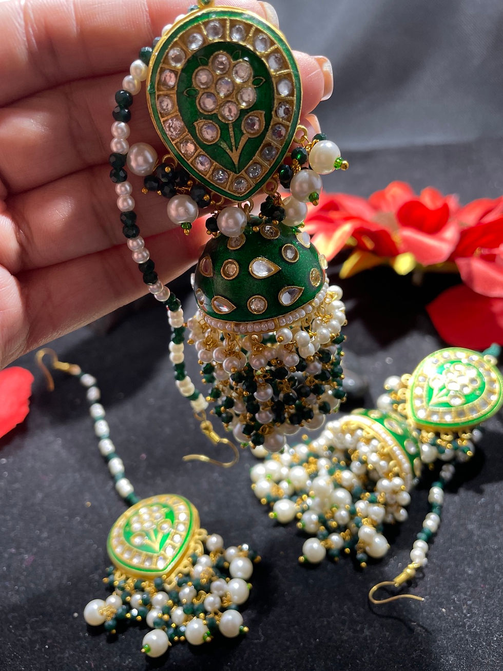 Thumbnail: Earrings Set - Saira Sakhi, Princess Collection 💎