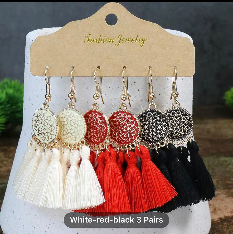 Thumbnail: Earrings - 🎨 Ganga, Holy River Collection 