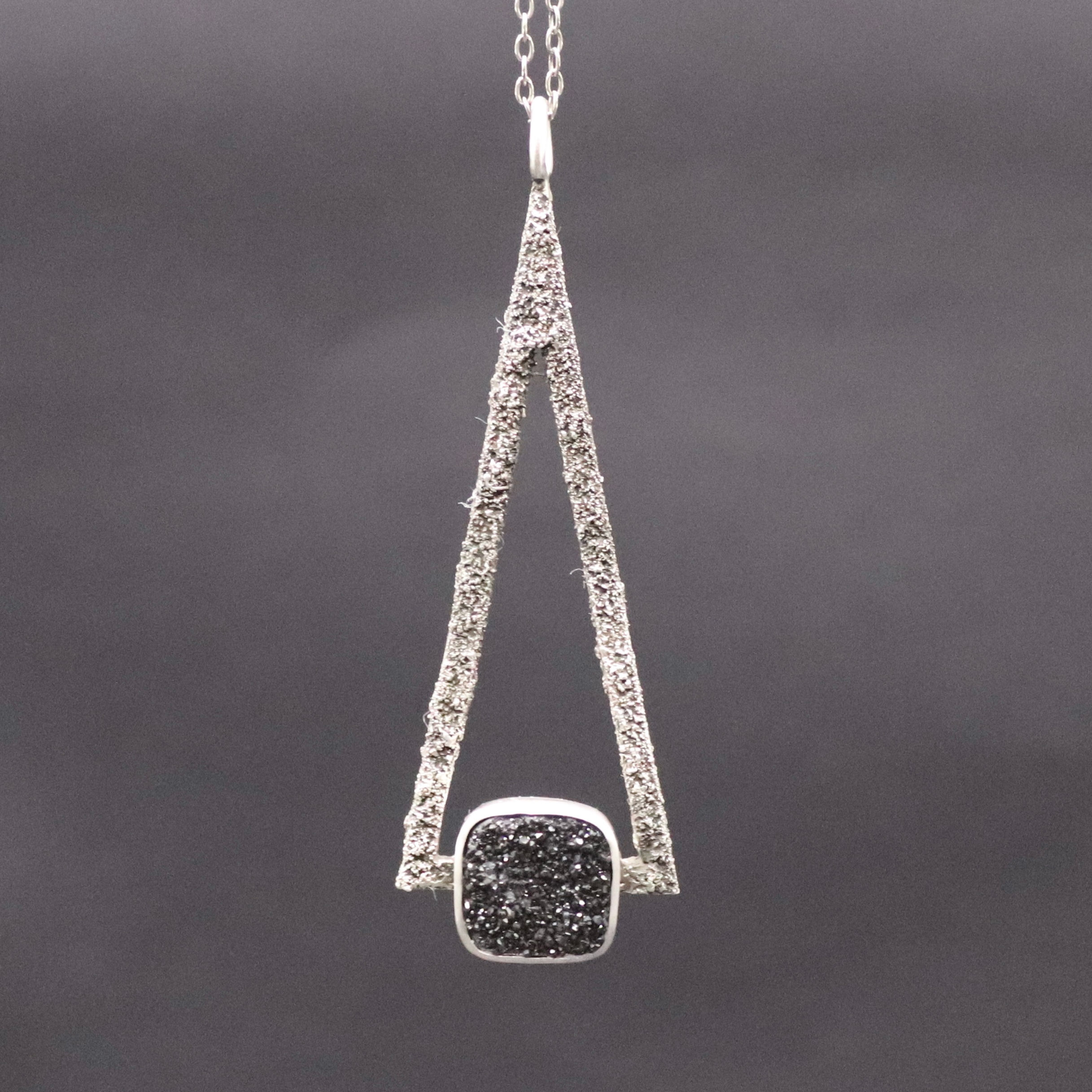 Pendentif - Agate druse