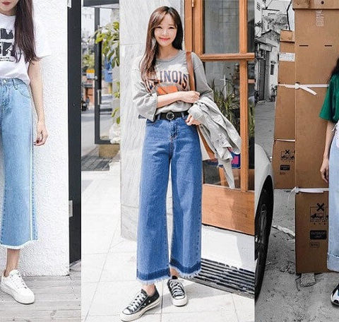 TOP 7 phong cách phối đồ với quần jeans ống xuông dành cho nữ giới