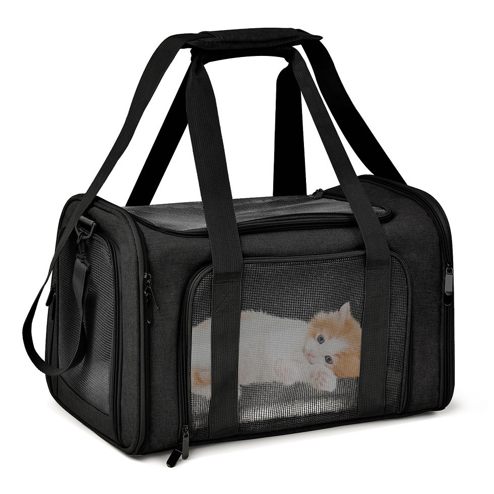 Thumbnail: Dog Carrier Bag Soft Side Backpack Cat Pet Carriers Dog Travel Bags Airline Appr