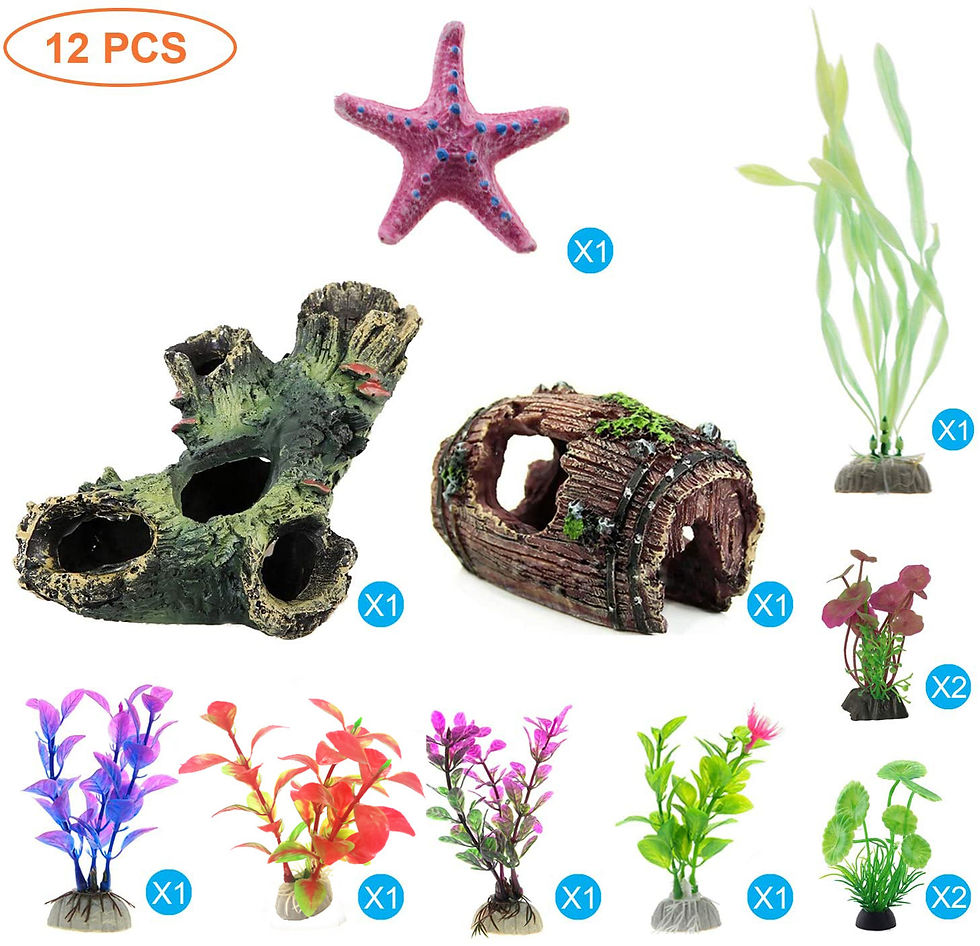 Thumbnail: Aquarium Artificial Barrel Cave Resin Ornaments Decorations Landscaping Accessor