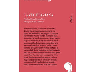 'La vegetariana' de Han Kang recibe un premio literario español