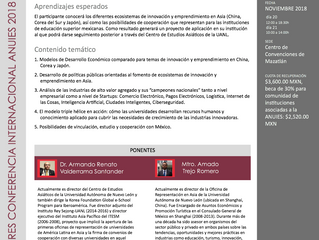 Taller Conferencia Internacional ANUIES 2018