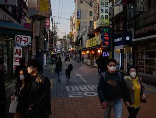 Corea del Sur y la escasez de mascarillas.