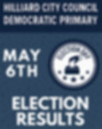 🗳️ Hilliard City Council Democratic Primary – May 6th Results Are In!
