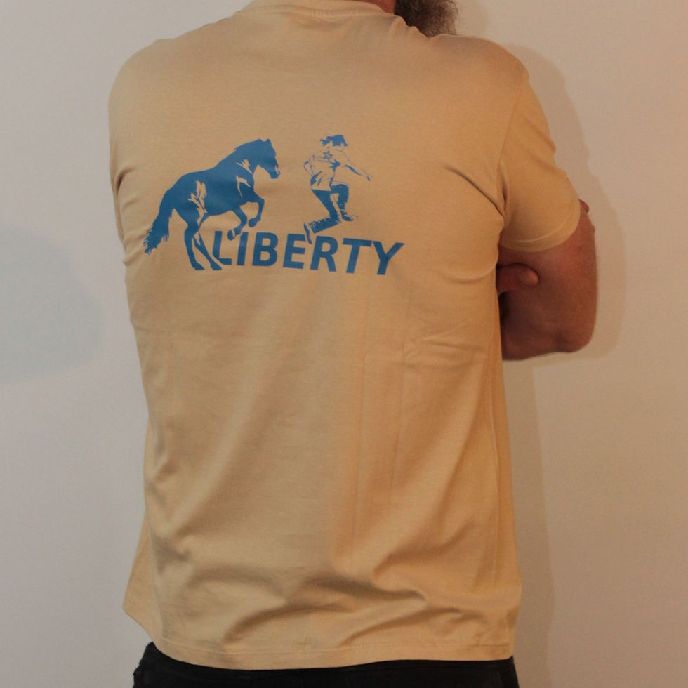 Miniaturbild:  pro ride LIBERTY Logo T-Shirt Herren Hinten beige