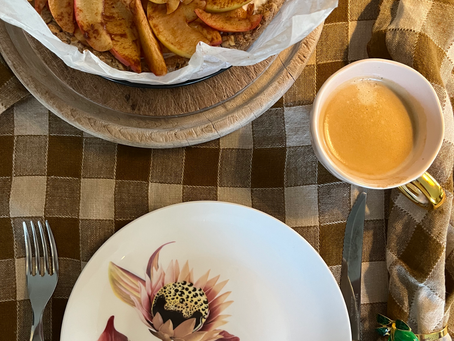 Gezonde appeltaart voor een zondags ontbijt