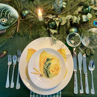 feestelijke kersttafel Bordy's