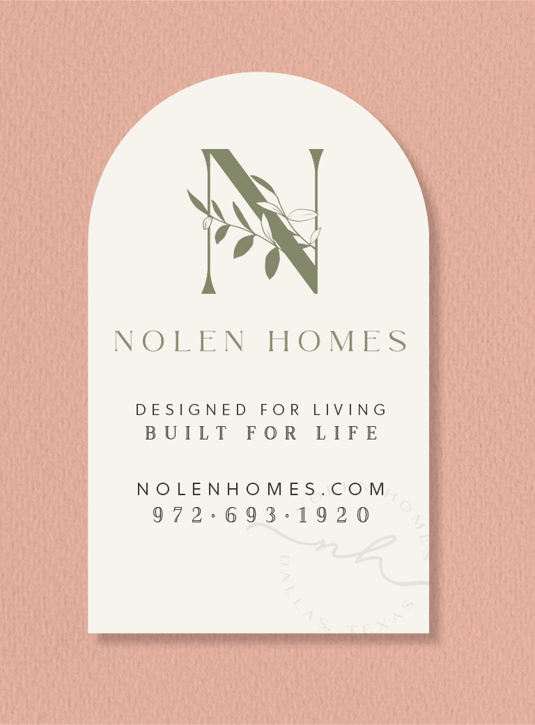 Development sign for Nolen Homes.
