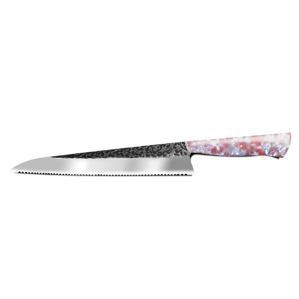 RITON OPALINE - Couteau à pain artisanal