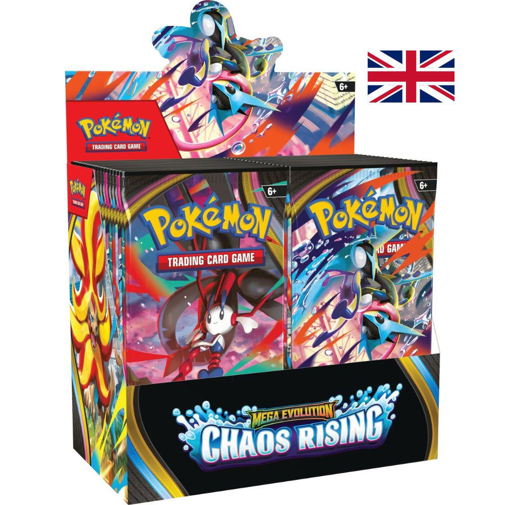 Pokémon Chaos Rising 36er Booster Display Englisch