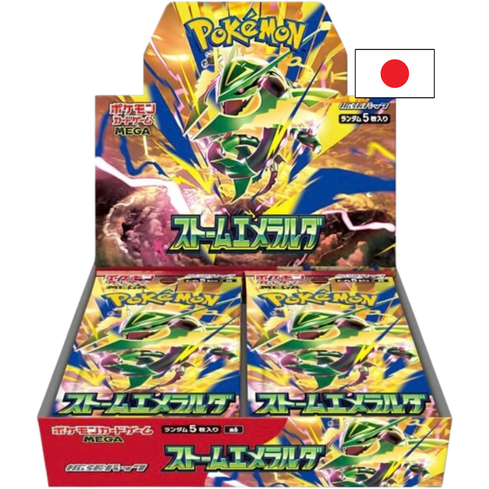 Pokémon | M6 Storm Emeralda Booster Display Japanisch