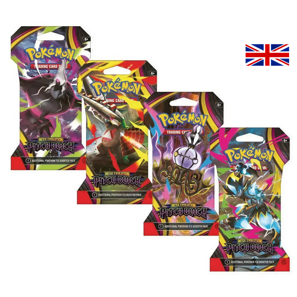 Pokémon Mega Evolution Pitch Black Sleeved Booster Englisch