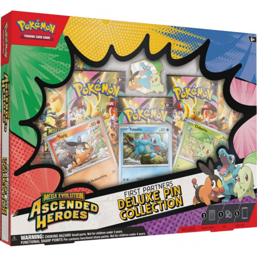 Pokémon | Ascended Heroes First Partner Deluxe Pin Collection